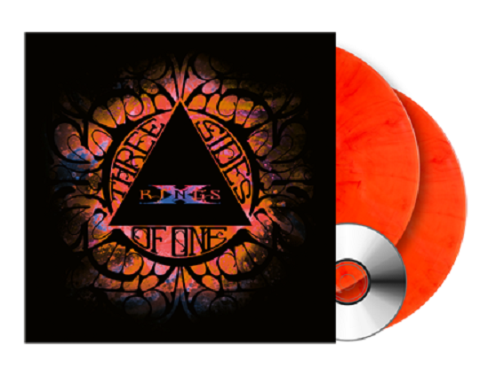 King's X - 'Three Sides of One' Ltd Ed. Deluxe 180gm Orange/Red Marbled 2LP/CD & A2 Poster & hand numbered Art Print. 